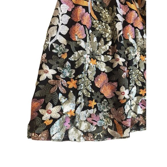 Alamour The Label Odette Gown Dress Floral Embroidered Formal Sequin Small S - Picture 5 of 15